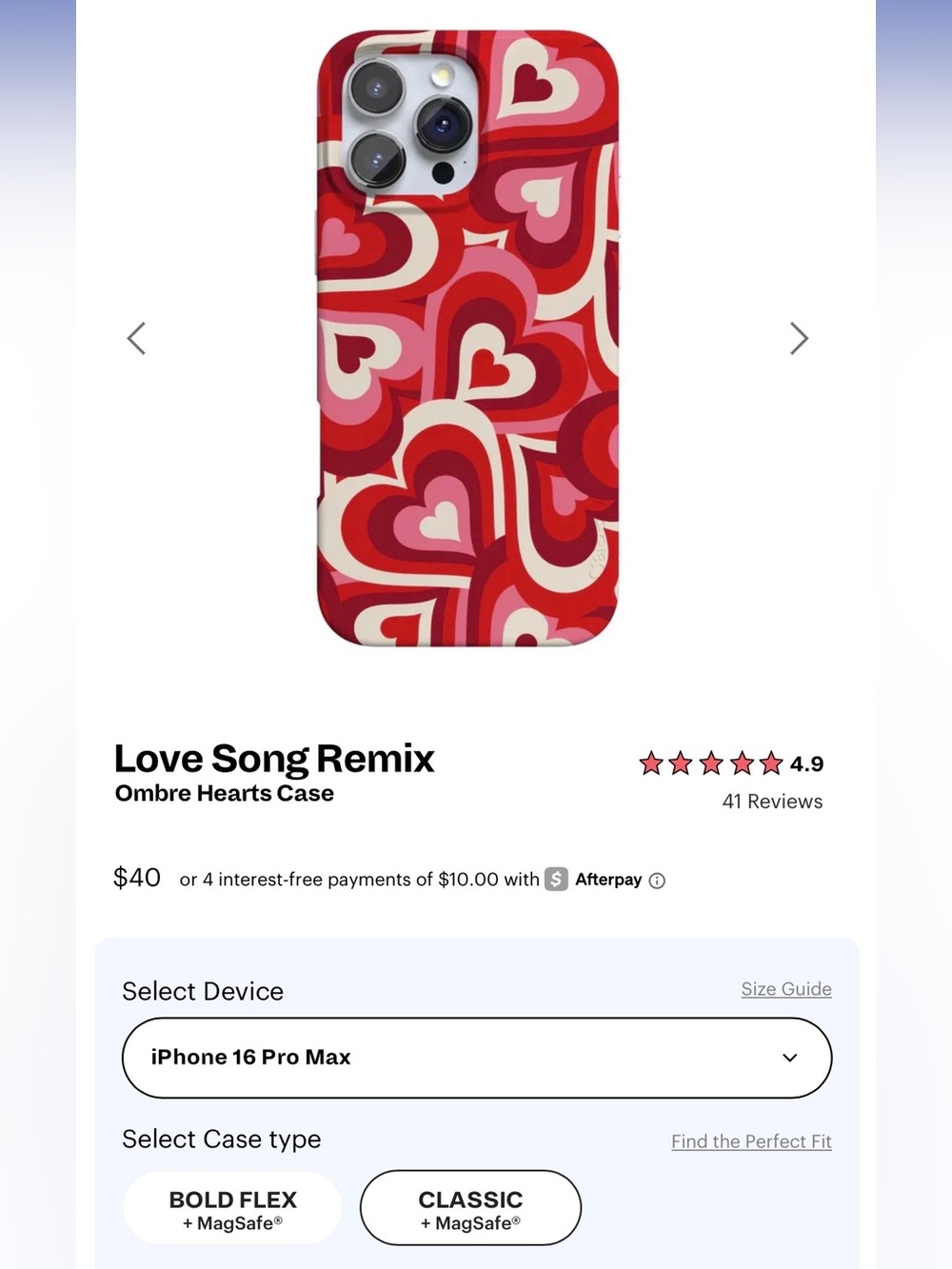 New Casely Phone Case in Love Song Remix Pattern! iPhone 16 Pro Max w/ MagSafe!